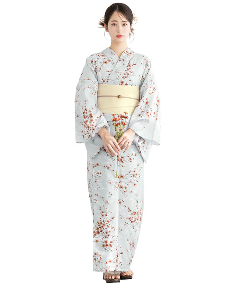 [SOUBIEN] 蘇維恩 浴衣 3件套 分離式 全新二部式浴衣 floro 女士 (浴衣/半寬帶/平織)