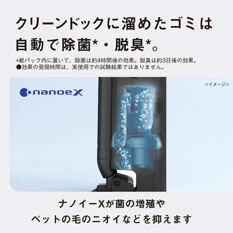 【Panasonic Store Plusモデル】セパレート型コードレススティッククリーナー ブラック MC-NS10KE-K