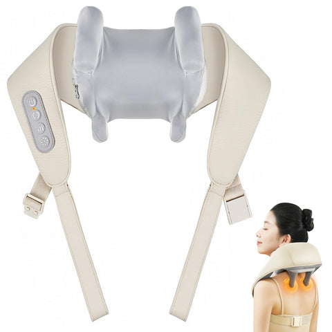 Neck Care Neck Relaxation Device with Heating and Vibration Function New Arrival Neck, Shoulder, Waist, Back, Thigh Neck Relax Cordless Type-C Rechargeable 2 Modes 3 Intensity Levels Neck Care Neck