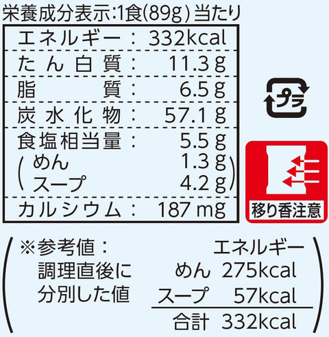 Maruchan Maru-chan Seimen Pork Bone Flavor, Pack of 5, 3.1 oz (89 g) x 5 Servings x 6 Packs