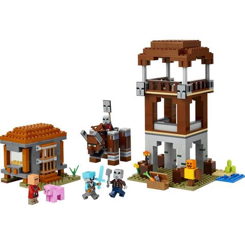 LEGO 乐高 我的世界 Piller 部队和薰衣草 玩具 生日 礼物 积木 男孩 女孩 儿童 9岁 10岁 11岁 小学生 My Craft 商品 游戏 对战机器人 21278