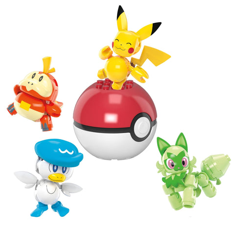 Mega Pokemon HPX92 Paldea Region Pokémon Building Block Set [Number of Block Pieces: 79 Pieces] [6 Years Old and Up]