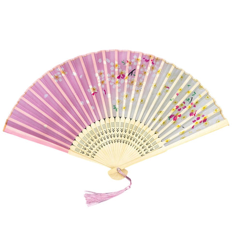 [Formemory] 扇子 男士 女士 折叠 竹制 日式风 夏季 丝绸 时尚 日式小物件 美丽 花纹 蝴蝶 蝴蝶图案 轻量 日本 礼物 纪念品 节日 烟花大会 忘年会 新年会 浴衣 和服 高雅 华丽 结实 男女通用