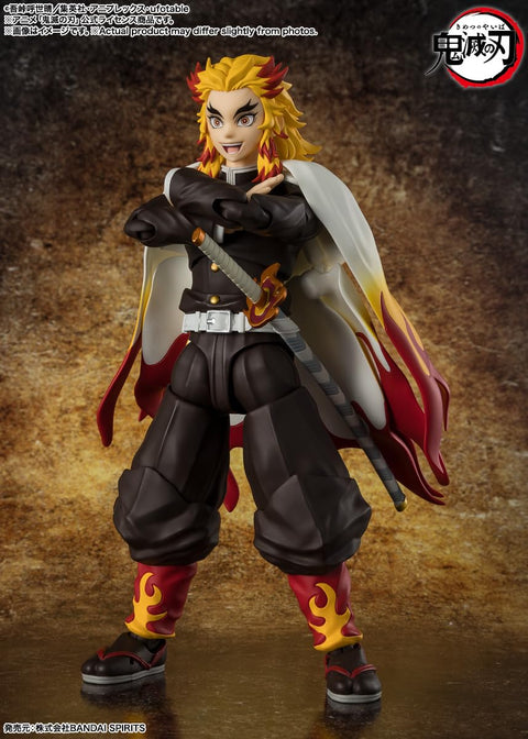 TAMASHII NATIONS S.H.Figuarts 鬼灭之刃 炼狱杏寿郎 约150毫米 PVC&ABS制 已上色可动手办