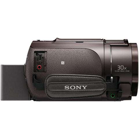 SONY(ソニー) 4K ビデオカメラ Handycam FDR-AX45A(2022年モデル) ブロンズブラウン 内蔵メモリー64GB 光学ズーム20倍 空間光学手ブレ補正 FDR-AX45A TI