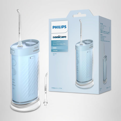 Philips Sonicare Compact Flosser 1000 Oral Irrigator HX3333/24 Light Blue [Amazon.co.jp Exclusive]