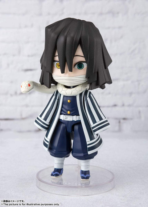 TAMASHII NATIONS 197427 Figuarts Mini Demon Slayer Obanai Iguro Mini Figure, Approx. 3.5 inches (90 mm), PVC/ABS, Painted Action Figure