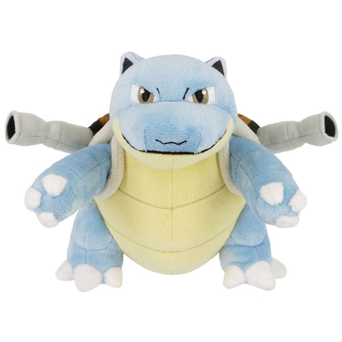 SANEI BOEKI Pokemon All Star Collection Blastoise (S) 6.5 x 7.9 x 6.7 inches (16.5 x 20 x 17 cm) Plush Toy, Pokémon PP96