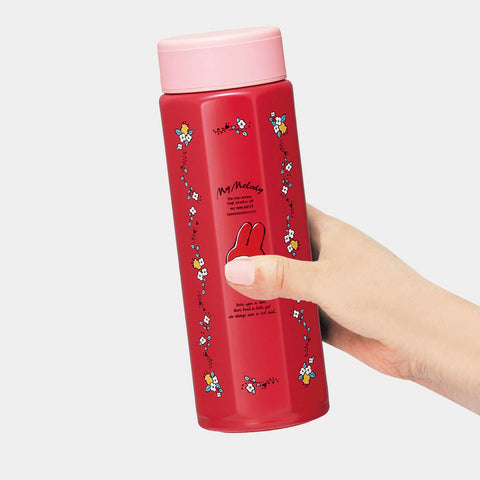 滑板 (滑板) 不銹鋼馬克杯瓶, 500ml, 易於握, 八角保溫水瓶, 我的旋律花, 復古三麗奧 STO5-A