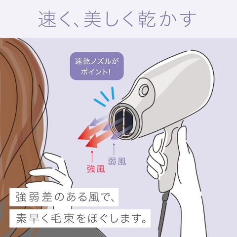Panasonic nanocare EH-NA9F-PN Hair Dryer nanoe With Minerals, Internationally Compatible, Pink Gold