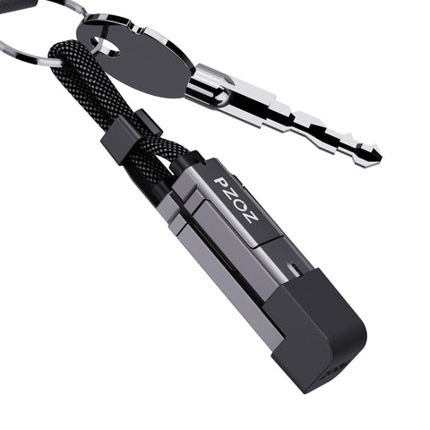 PZOZ 4in1 多充电线 LED显示屏 60W 数据线 USB C to A/typec to 闪电/USB A to USB C/USB A to Lightning PD 5A 快速充电 Macbook/iPhone/iPad/Samsung Galaxy/Google Pixel/Switch 兼容