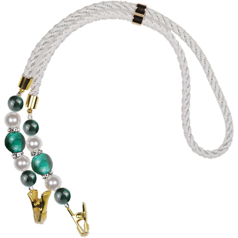 [TOuWA] Kimono Sussuke Rope, Toe Stop, Paddle Clip, Women's, Pearl-style, Natural Stone, Anti-Slip, Waterhouse, Kitchen, Cooking, Housework, Izakaya, Japanese Restaurant (Total Length: Approx. 22.4