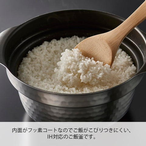 HARIO (哈里歐) 蓋子 玻璃的米飯鍋 シルバー(雪平) 1~3合(IH対応) GIS-200