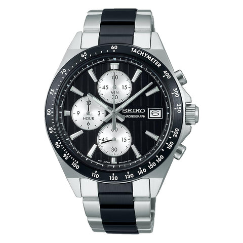[セイコーウオッチ]SEIKO SELECTION(セイコーセレクション) メンズ Sシリーズ メンズ 電池式クオーツ クロノグラフ(縦三つ目) SBTR043