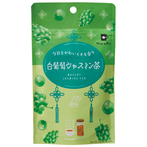 Mug&Pot 白葡萄茉莉花茶(茶包 2克×6P)