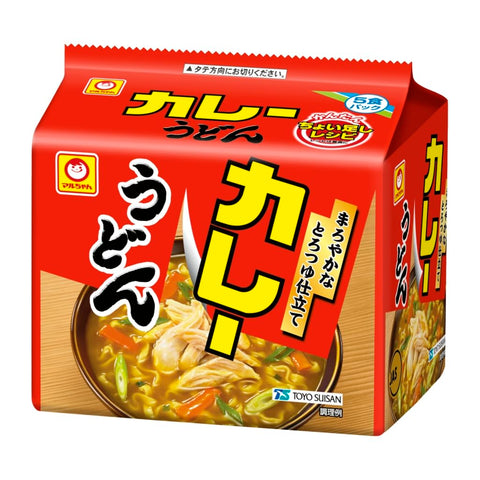 Toyo Suisan Curry Udon Noodles Sweet Noodles, 5 Pieces x 6 Packs
