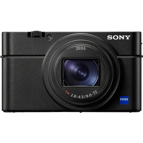Sony DSC-RX100M7 Cyber-shot RX100VII Compact Digital Camera,1.0-Type Stacked CMOS Sensor, 8x Optical Zoom, 0.94–7.9 inches (24–200 mm), 180-Degree Tiltable LCD Monitor, 4K Video Recording, Black