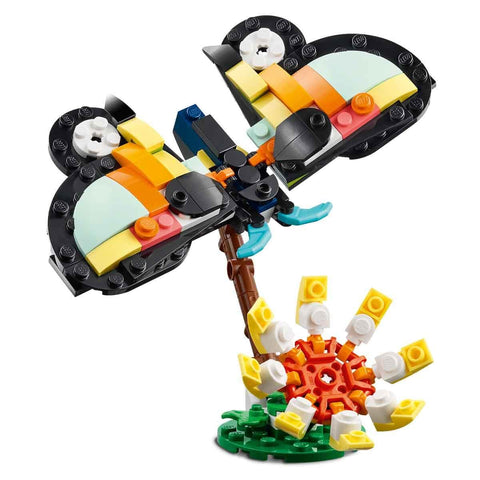 Lego Creator Wild Animals 31173 Tropical Toucan Toy Birthday Present Blocks Girls Boys Children 7 8 9 Years Old Elementary School Interior Stylish Figure Goods