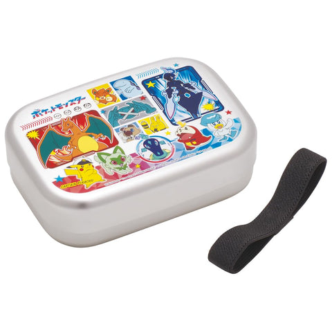 Skater ALB5NV-A Lunch Box, 12.5 fl oz (370 ml), Aluminum, Compatible with Insulated Boxes, Lunch Belt, For Kids, Pokemon 24, Made in Japan