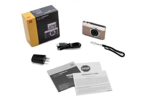 KODAK Pixpro C1 – 超コンパクトデジタルカメラ| 13MP BSI CMOS、4倍ズーム、2.8インチLCDスクリーン、LEDフラッシュ – Marron