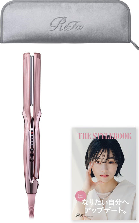 【官方商店限定】 Refa 直发棒 专业/ReFa STRAIGHT IRON PRO(粉红)附专用盒、发型指南书