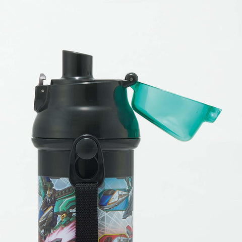 Skater PSB5SANAG-A Water Bottle, 16.9 fl oz (480 ml), For Kids, Antibacterial, Plastic, Child-Friendly, Lightweight, Shinkalion, Change The World, Made in Japan