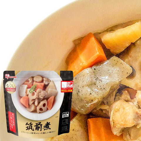 IRIS OHYAMA(IRIS OHYAMA) 速食 築前煮 165克 小菜 速食食品 配菜 扳手微波爐 de Pa Cook