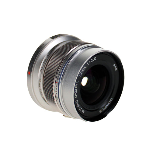 OLYMPUS M.ZUIKO DIGITAL ED 12mm F2.0 Silver ED 12mm F2.0 SLV Single Focus Lens