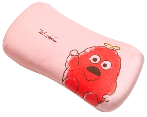 MORIPiLO 4621420 Morishita Memory Foam Pillow, For Kids, Adults, Mook, Red, 5.9 x 12.2 inches (15 x 31 cm), Stuffed Toy, Cushion, Body Pillow, Hirake, Ponkiki, Character Goods