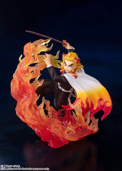 타마시 네이션스 피규어츠 제로 데몬 슬레이어: 렌고쿠 쿄쥬로 파이어 브레싱 약 180mm PVC/ABS 사전 도장 마감 피규어