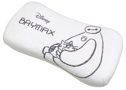 MORIPiLO 4621195 Morishita Memory Foam Pillow, Disney Bay Max, 5.9 x 12.2 inches (15 x 31 cm), Lumbar, Backrest, Support, Stuffed Toy, Cushion, Character Goods, Pastel Ivory