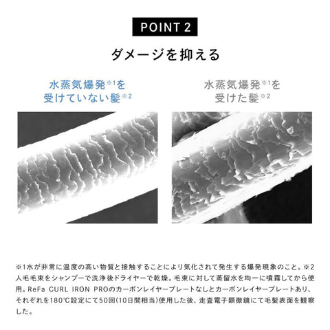 【公式ストア限定】リファカールアイロン プロ 32mm/ReFa CURL IRON PRO 32mm （ホワイト） ヘアアレンジガイドブック付き ヘアアイロン