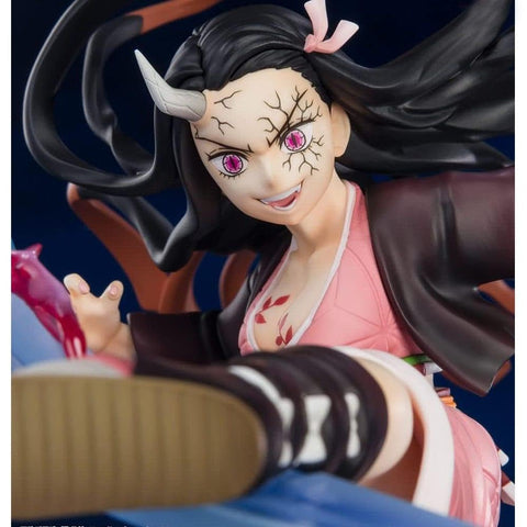 Figuarts ZERO BAS63901 Demon Slayer Nezuko Kamado - Demon Transformation Figurine, Approximately 7.9 inches (200 mm), PVC & ABS Pre-Painted Action Figure