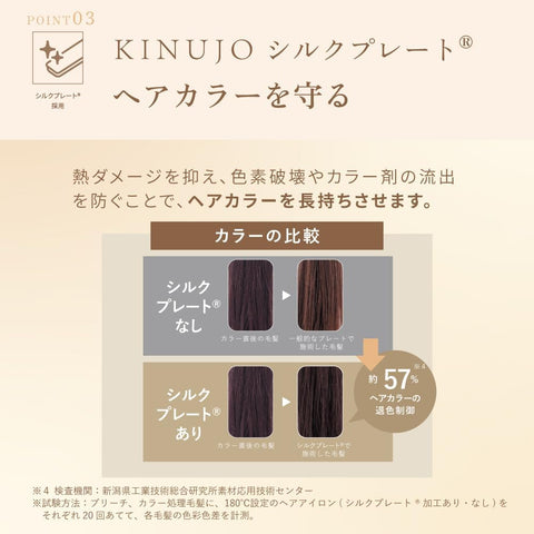 【公式EC限定 コラボガイドブック付き】KINUJO 絹女 ワールド ヘアアイロン ブラック シルクプレート®で叶えるうるツヤストレート 海外対応モデルで旅先でも美しく 5段階温度調節 オートパワーオフ ストレート ヘアケア スタイリング シリコンキャップ付き (ブラック)