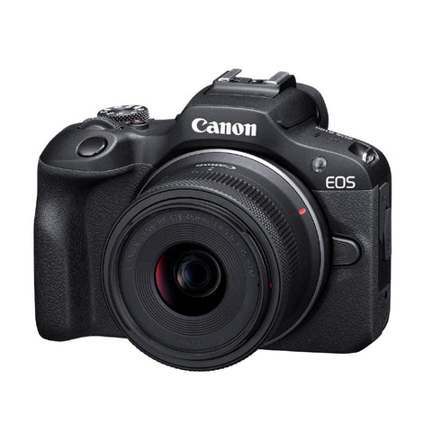 Canon EOS R100 Mirrorless SLR Camera Standard Zoom Lens Kit (RF-S18-45), Black/APS-C/Approx. 12.5 oz EOSR100-1845ISSTMLK