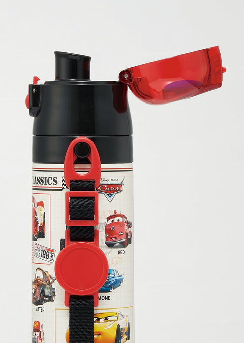 スケーター(Skater) 子供用 ステンレス 水筒 2way 直飲み 470ml コップ飲み 430ml子供に優しい軽量タイプ ディズニー カーズ 25 男の子 保温 保冷 waterbottle スポーツボトルキッズ こども 水瓶 SKDC4