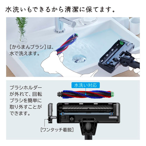 日立 吸塵器 輕包棒 無線 棒狀吸塵器 PKV-BK50L V 淡薰衣草 日本製造 紙袋 自走式