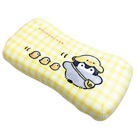 MORIPiLO 低反発クッション 腰枕 コウペンちゃん (ミニリラックスピロー) 肌にやさしいふわモチ触感 グッズ ぬいぐるみ 昼寝枕 イエロー 15x30x8cm キャラクター まくらのモリシタ
