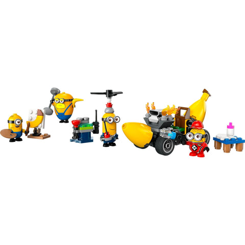 レゴ(LEGO) ミニオン ミニオンとバナナカー おもちゃ 玩具 誕生日 プレゼント ブロック 知育 女の子 男の子 子供 6歳 7歳 8歳 9歳 乗り物 車 ミニカー 75580
