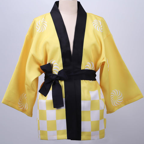 TOuWA Happi Happi Children's Festival, Waist Strap, Autumn Festival, School Events, Events, Cosplay, Costume, Souvenir, Present, Connected Pattern, Set of 2 (Festival Happi, Obi)