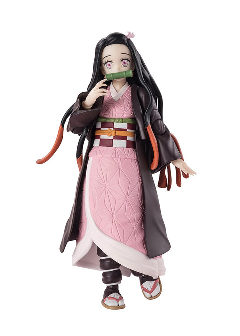 BANDAI SPIRITS S.H.Figuarts 鬼滅之刃 Kamado Nemiko 130毫米 PVC&ABS材質 已上色可動手辦