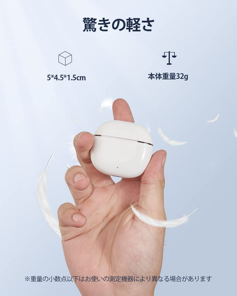 AOKIMI Wireless Earbuds, Bluetooth 5.3 Earphones, Small / Lightweight Bluetooth Earphones, Hi-Fi, Up to 36 Hours Playback, CVC8.0/ENC/AAC ENC Calls Noise Canceling, Automatic Pairing, Type-C Charging,