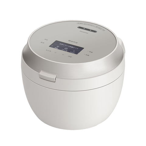 Panasonic SR-X910D-H Rice Cooker, 5.5 Cm, Supreme Model, Odori Cooker, Bistro Craftsmanship AI Diamond Kettle, Real Time Infrared Sensor, Pressurized Cook Pump, 2 Care Components, Light Greige