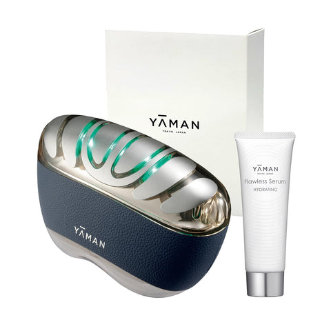 Ya-man Beauty Device Liftology SP Lift EMS YJFD2LAM2 Navy with Sticker [Amazon.co.jp Exclusive]