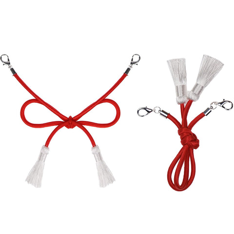 [TOuWA] 羽织系带 带流苏 男士 女士 螃蟹管 和服小物件 和服小物件 全年使用 成人式 成人儿童通用 礼物 (长34cm)