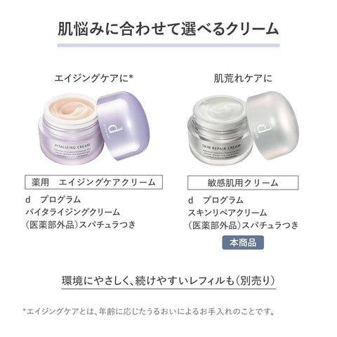 d 程序 【医药部外品】 护肤霜 眼霜 无香料 本体 45g 敏感肌肤用