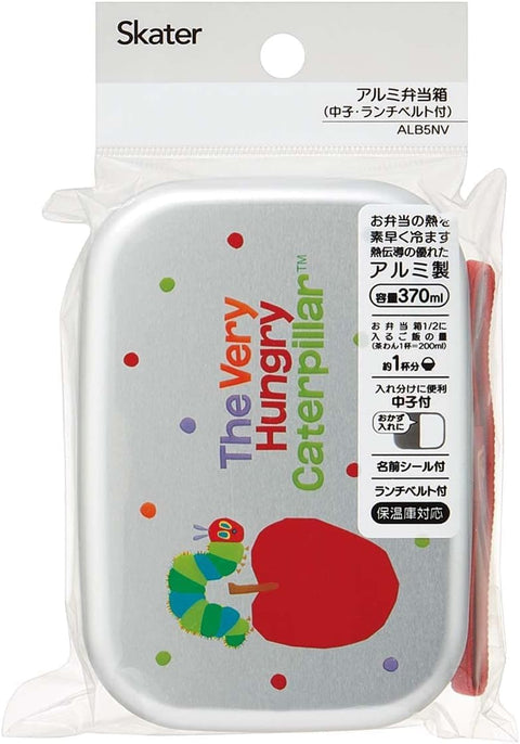 Skater ALB5NV-A Children's Aluminum Bento Box, 12.5 fl oz (370 ml), Harapeko, Made in Japan