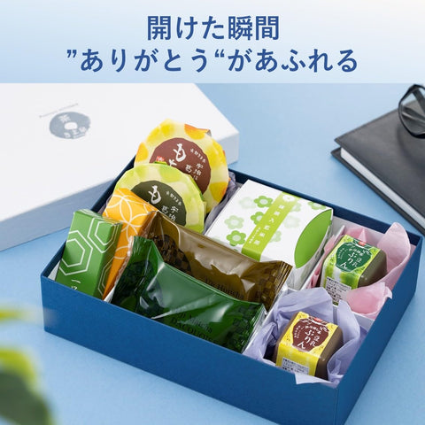 きよ泉 敬老日 抹茶甜品 茶 混装 包袱巾包装 9件套 点心 礼品 独立包装 特产 京都 敬老日2024