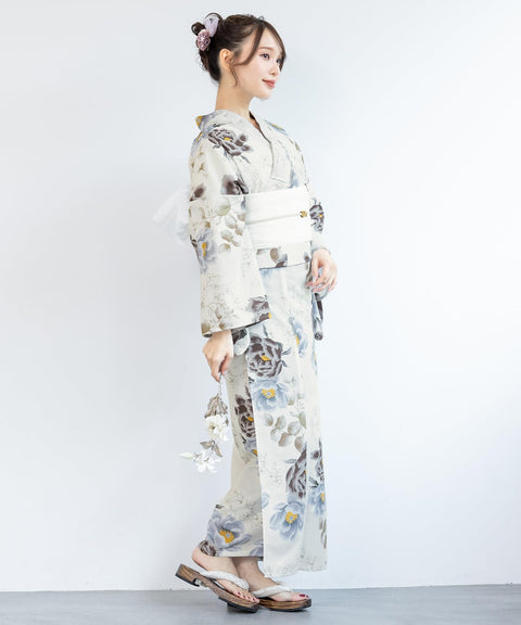 [SOUBIEN] 苏维恩 浴衣 3件套 分体式 新二部式浴衣 floro 女士 (浴衣/兵儿带/平达收紧)