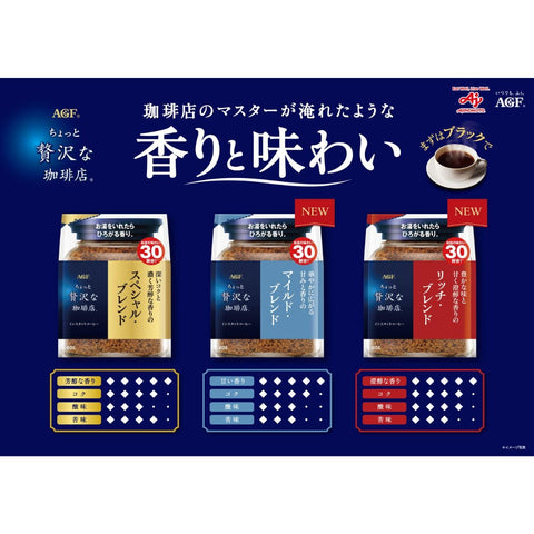 AGF Special Blend Bottle, 2.8 oz (80 g), Instant Coffee, Refill Bottle, 1.0 Pieces